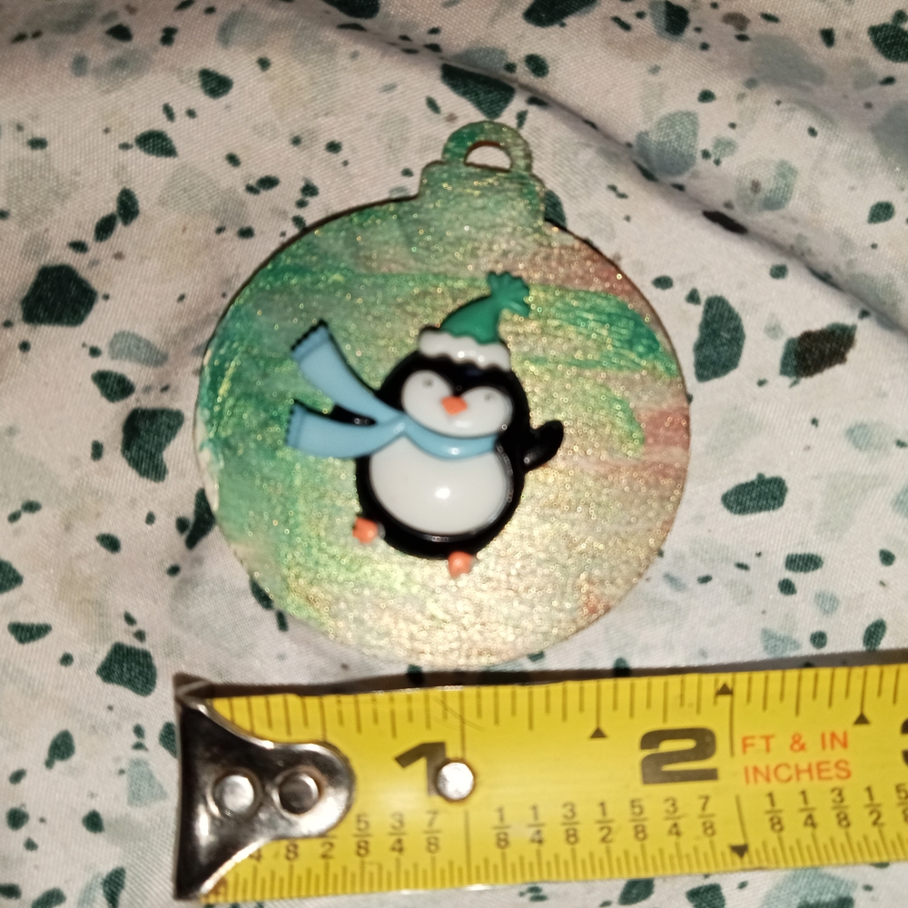 Penguin Ornament with Scarf